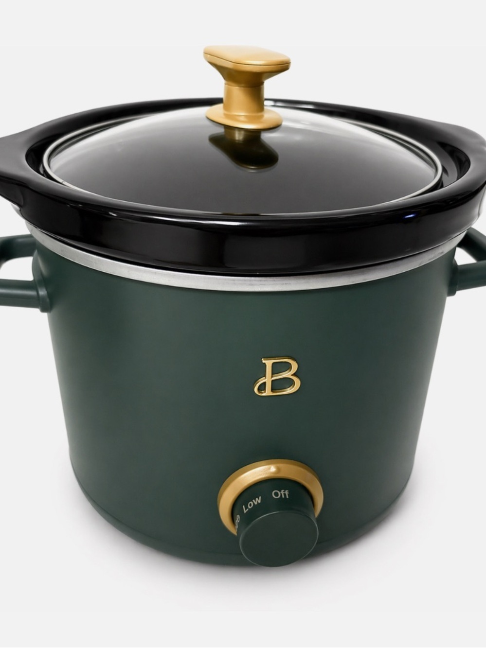 Beautiful Brand 2 Quart Slow Cooker Thyme Green by Drew Barrymore NIB - Picture 4 of 4
